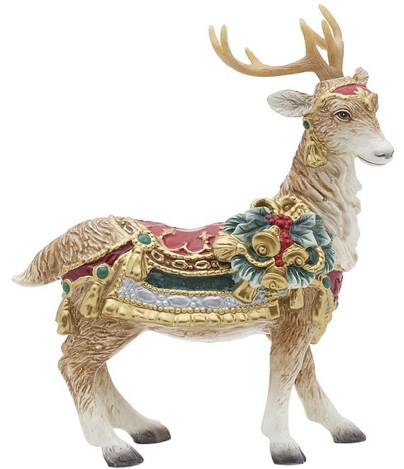 Fitz And Floyd Noel Holiday Standing Deer Candle Holder | Dillard's