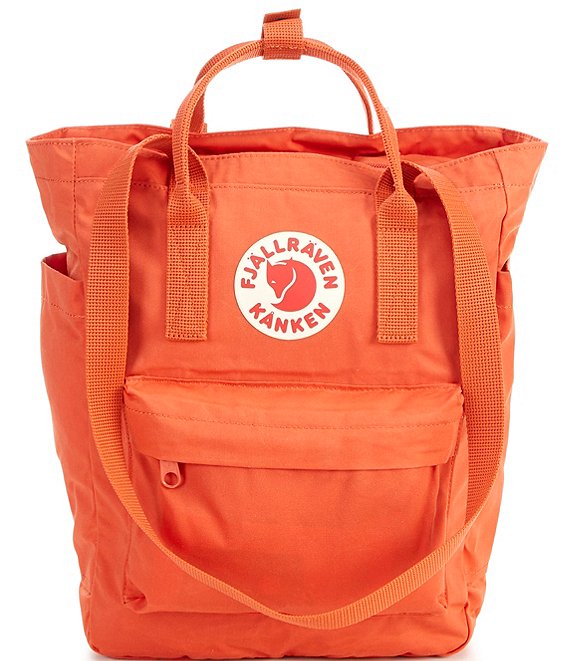 Color:Rowan Red - Image 1 - Patch Logo Kanken Convertible Totepack Backpack