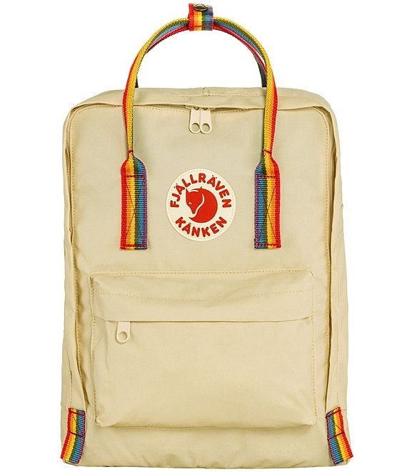 Integreren naald ik heb nodig Fjallraven Patch Logo Kanken Rainbow Handle Backpack | Dillard's