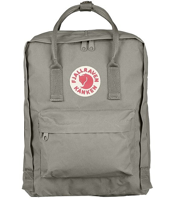 Fjallraven Patch Logo Kanken Water-Resistant Cotton Zipper Convertible Backpack