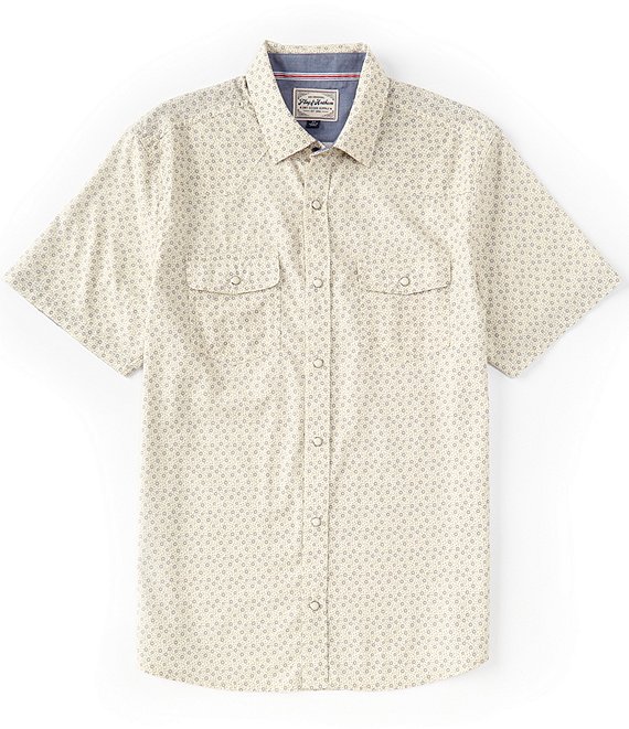 Flag and Anthem Short-Sleeve Lindale Sun-Printed Western Shirt | Dillard's