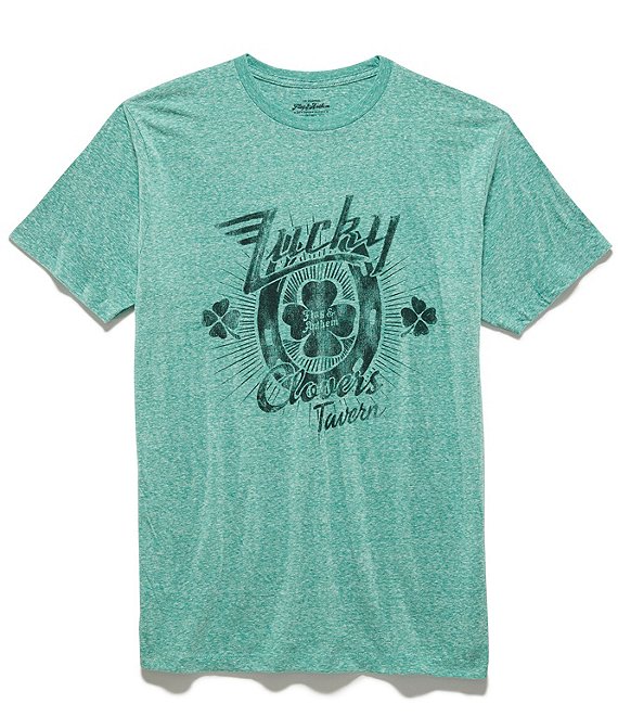 Flag and Anthem Short Sleeve Lucky Clovers T-Shirt | Dillard's