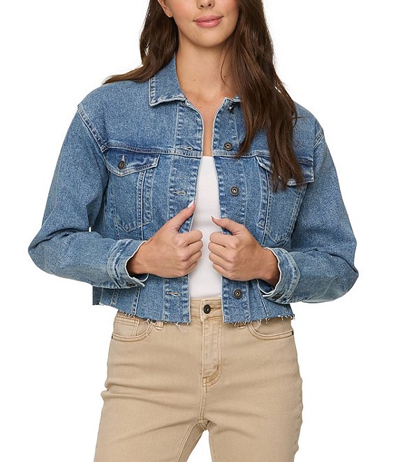 Flag and Anthem Sidney Cropped Denim Jacket