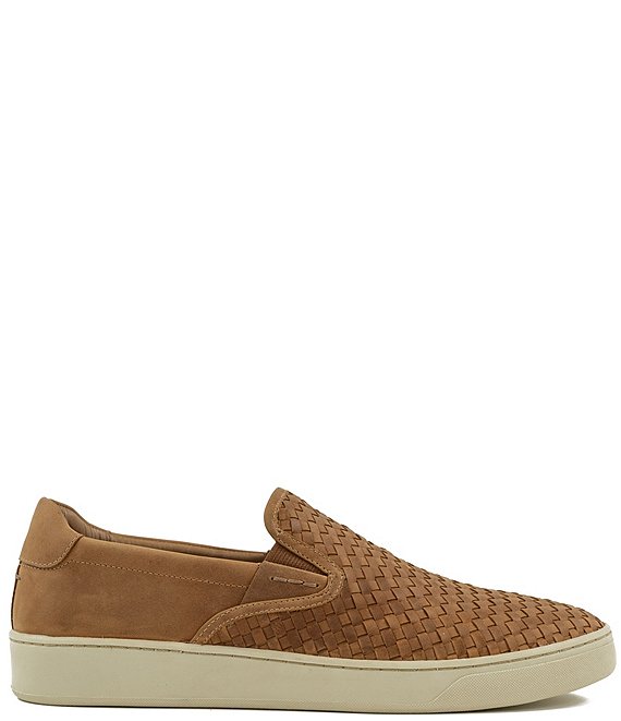 Flag Ltd Woven Leather Penny Loafers Men\'s Size 9 Cognac Brown Slip On Flag Ltd Loafers | eBay main image 4