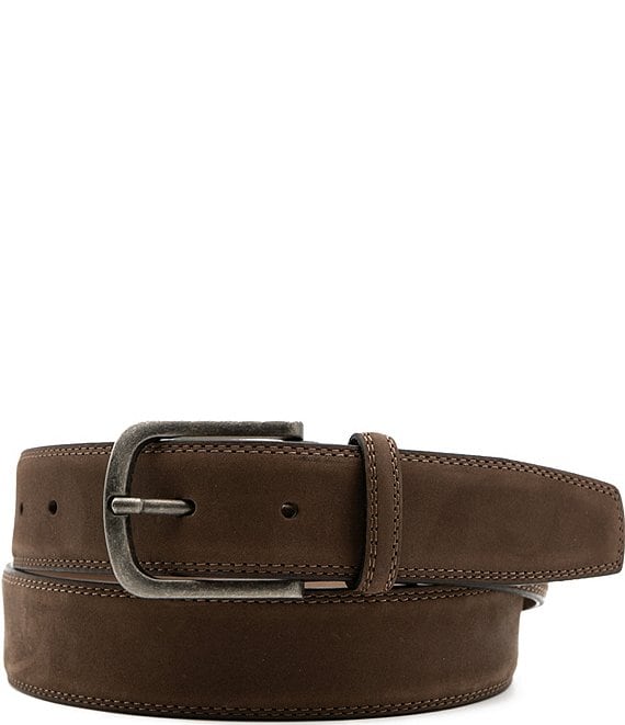 Flag LTD. Men's Monroe Leather Belt, Espresso - Image 1