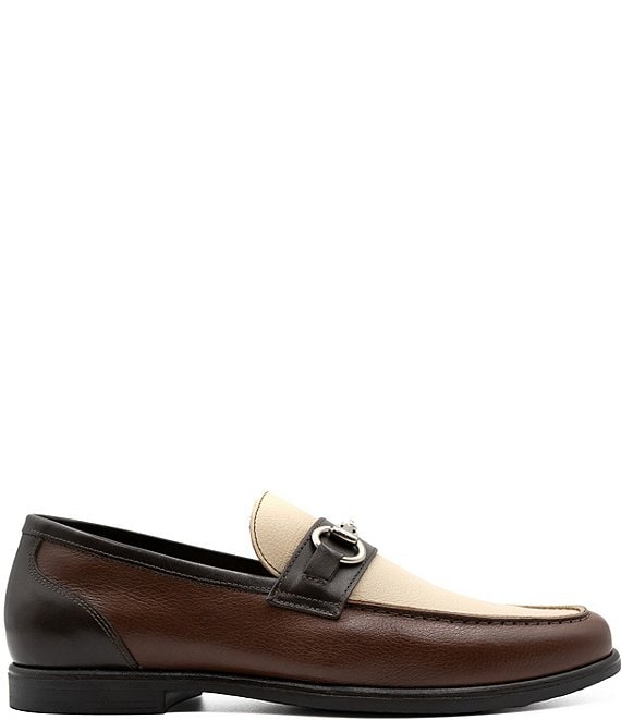 Flag LTD. Men's Walker Colorblock Leather Bit Buckle Loafers