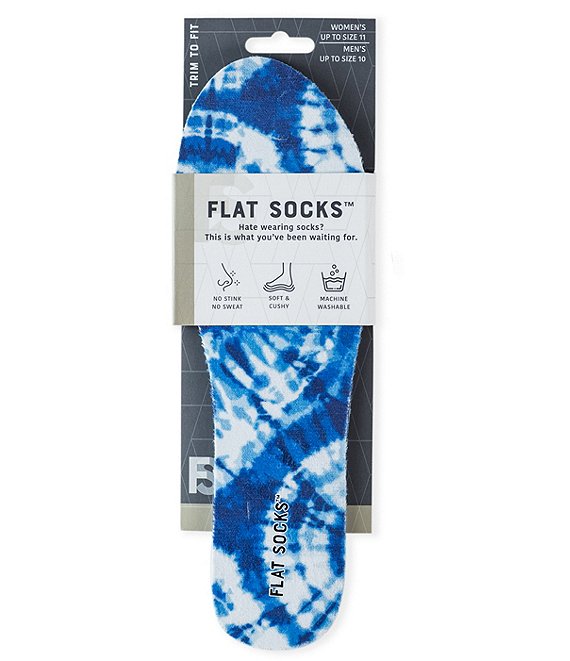 Flat Socks Tie Dye Cushioned Liners