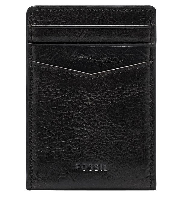 Color:Black - Image 1 - Andrew Eco Leather Card Case
