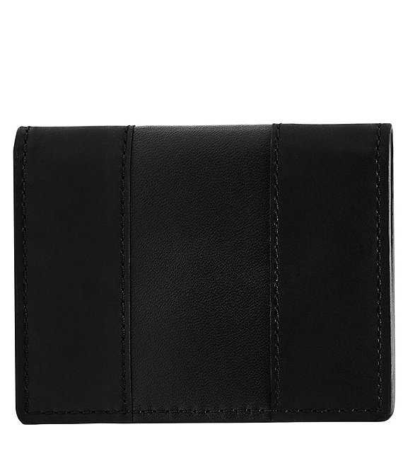 Color:Black - Image 1 - Everett Bifold Leather Wallet