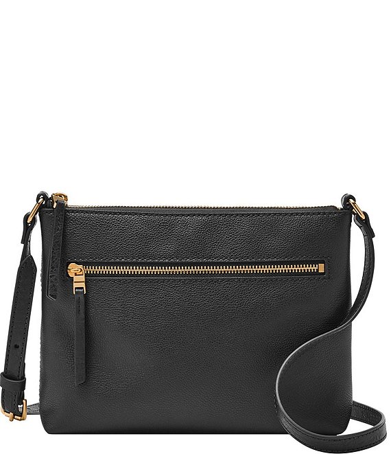 Fossil Sydney Leather Crossbody ($128) ❤ liked on Polyvore featuring bags,  handbags, shoulder bag… | Leather handbags crossbody, Purses crossbody,  Leather crossbody