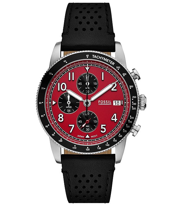 Fossil men's silicone watch online