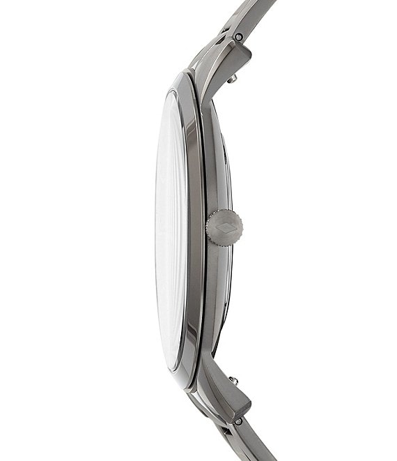 Fossil Men's The Minimalist Three-Hand Smoke Stainless Steel Watch