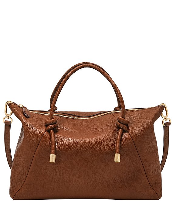 Fossil Willa Leather Satchel Bag