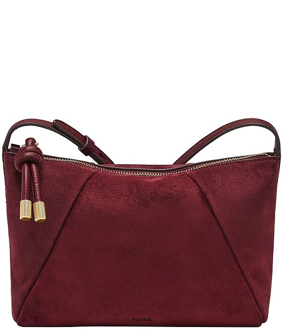 Fossil Willa Small Suede Crossbody Bag
