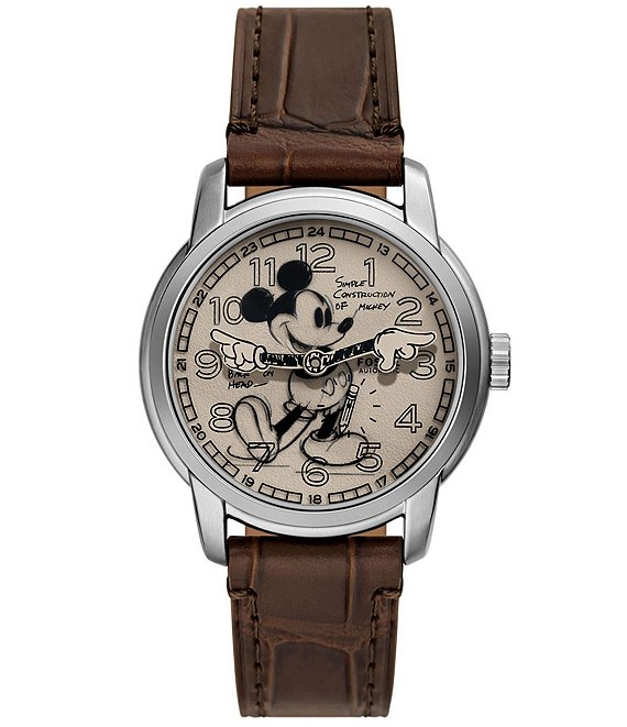 Fossil x Disney Unisex Limited Edition Sketch Disney Mickey Mouse