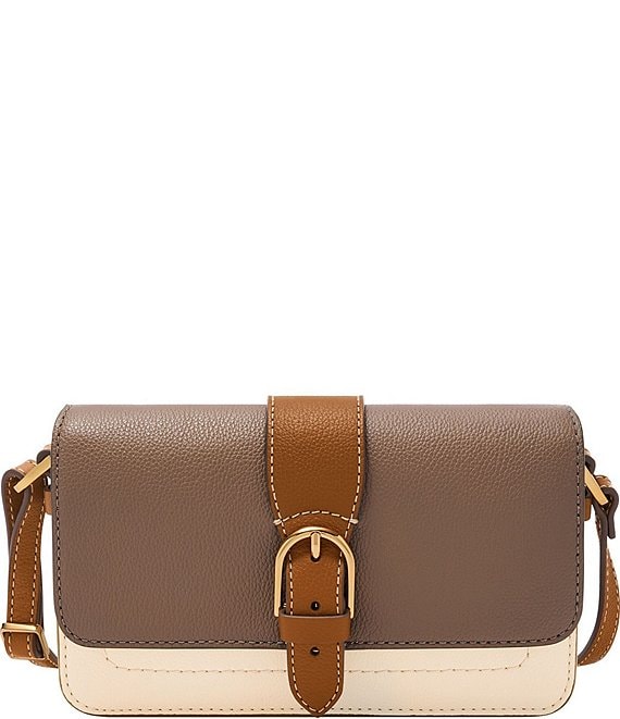 Fossil Zoey Small Flap Colorblock Crossbody Bag