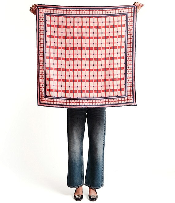 FRANCES VALENTINE Lollipop Lattice Square Scarf