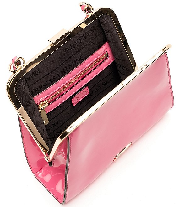 FRANCES VALENTINE Lulu Frame Patent Shoulder Bag | Dillard's