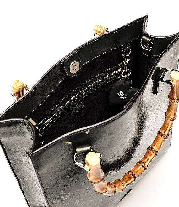 FRANCES VALENTINE Nan North South Bamboo Handle Tote Bag | Dillard's