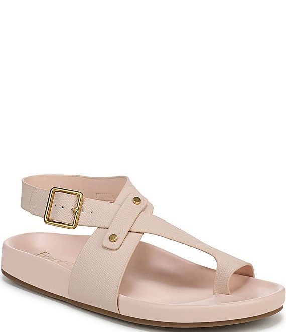 Franco Sarto Blair Leather Toe Loop Sandals
