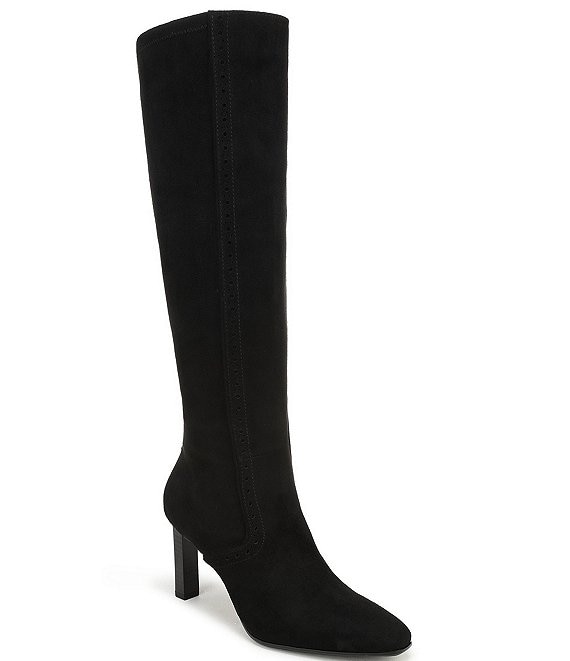 Franco Sarto Damiana Perforated Stretch Tall Boots