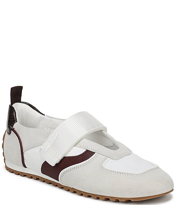 Franco Sarto Raina Hook-and-Loop Snake Print Accent Sneakers