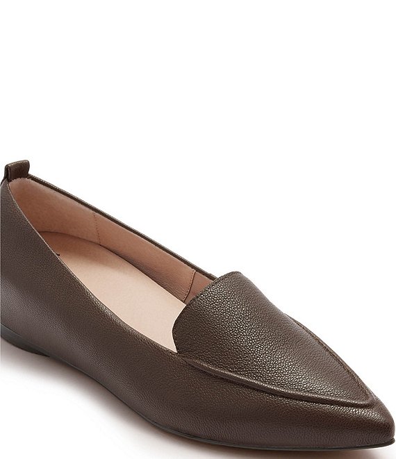 FRANKIE4 Briar Leather Pointed Toe Loafers | Dillard's