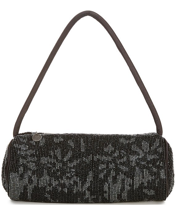 Free People Bailey Beaded Barrell Shoulder Bag