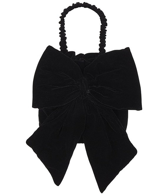 Free People Belle Velvet Bow Novelty Bag