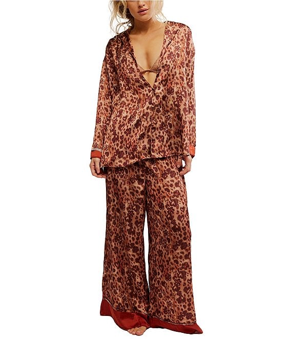 【MOODMOON】Prive Terry Long Sleeve Pajama Set Women's Cotton Long Sleeve Pajama & Long Pants Set, Need