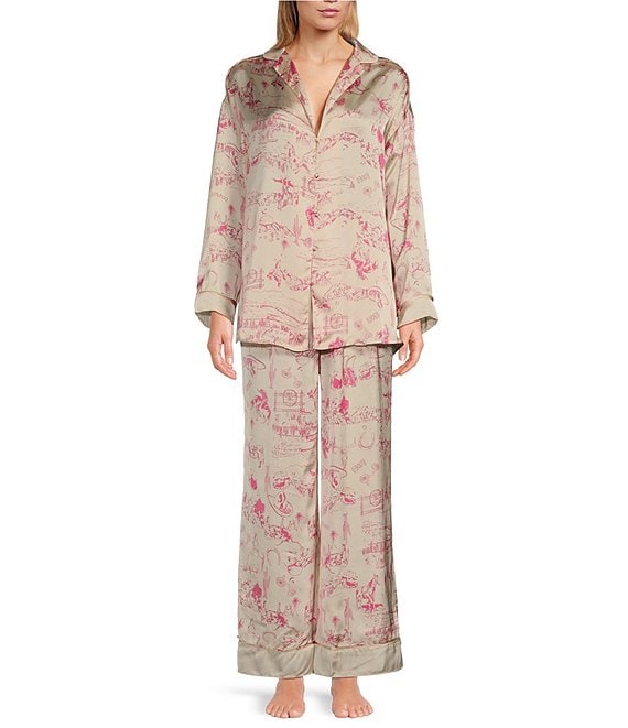 Dillards silk pajamas sale