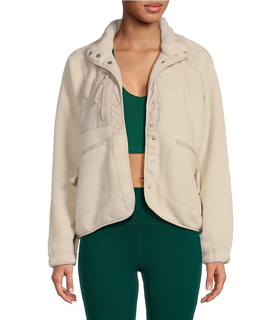 Free People FP Movement Hit the Slopes Stand Collar Long Sleeve