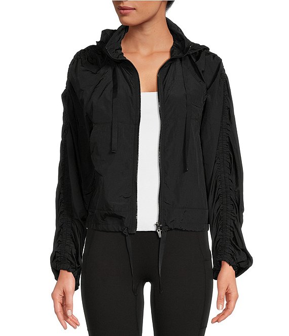 Free People FP Movement Way Home Packable Ruched Jacket