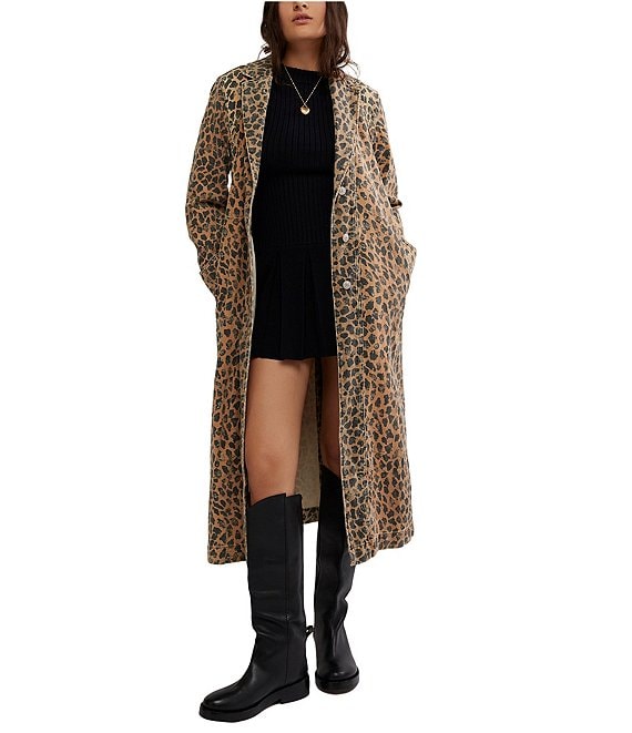 Cheetah long coat online