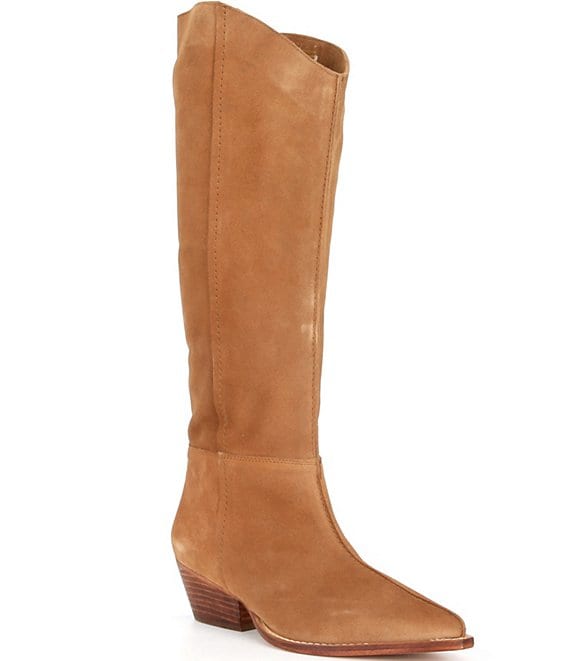 Buy Free People Distressed Ruched Suede Boots