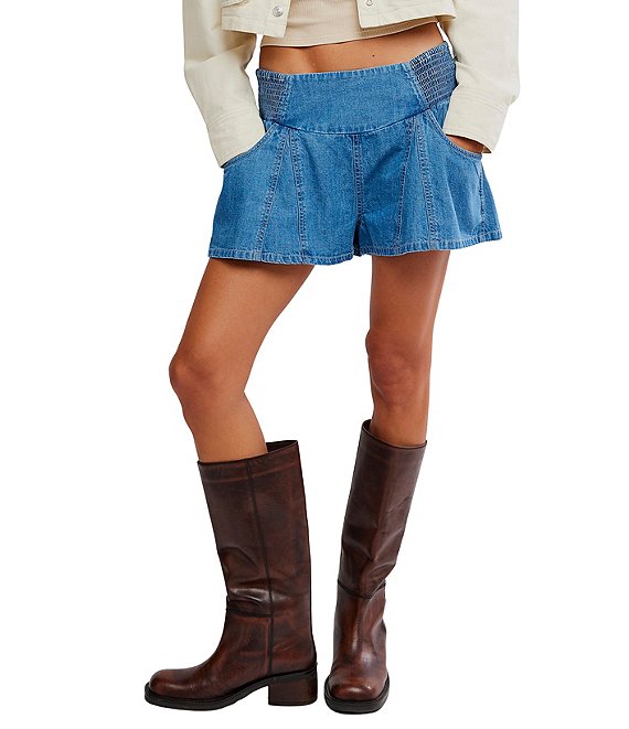 Free People We The Free Luna Low Rise Pull On Shorts