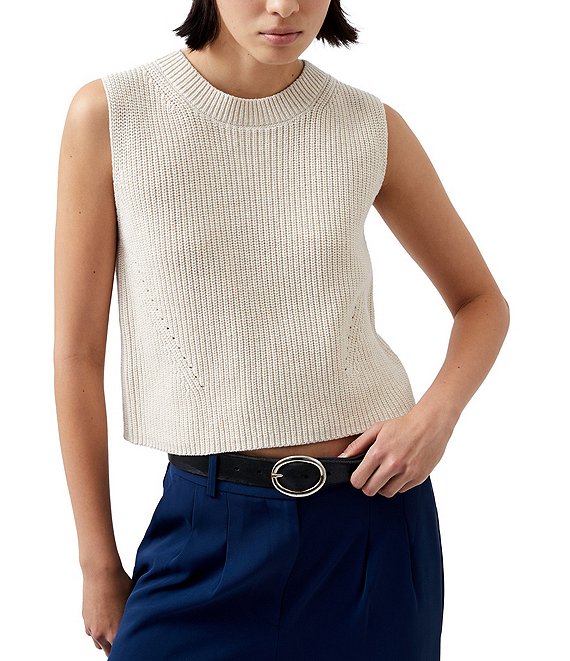 Crew neck sweater vest best sale