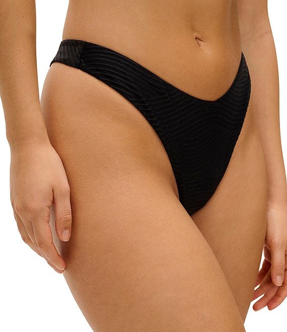 Freya Cala Cuba Solid Brazilian Moderate Coverage V-Waist Hipster Swim Bottom