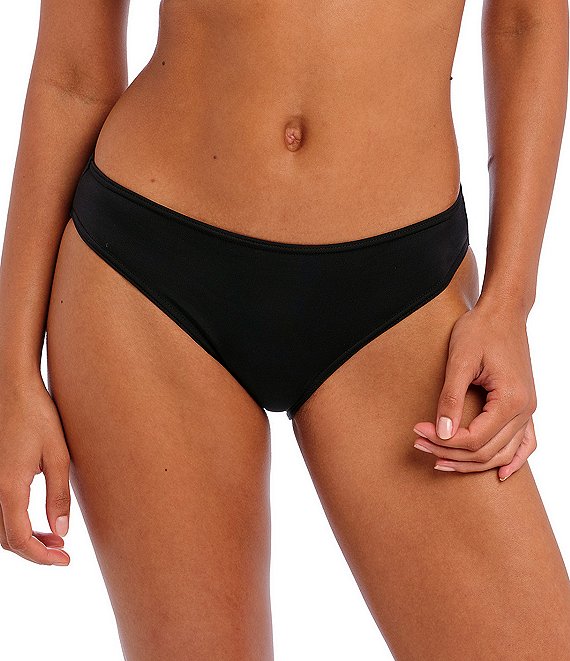 Freya Jewel Cove Solid Moderate Coverage Bikini Hipster Swim Bottom