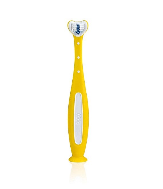 Color:Yellow - Image 1 - Triple-Angle Toothhugger Toothbrush