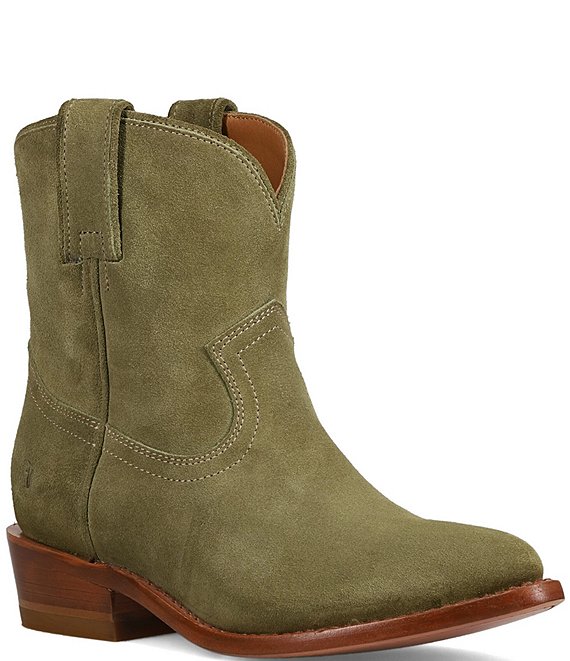 Frye Billy Leather Western Booties