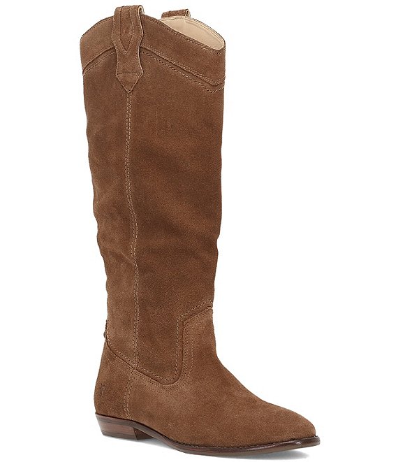 Dillards suede boots online