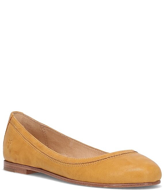 Frye Carson Ballet Leather Slip On Flats Dillard s