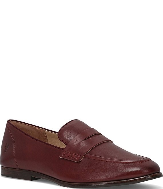 Frye Faith Leather Slip On Loafers