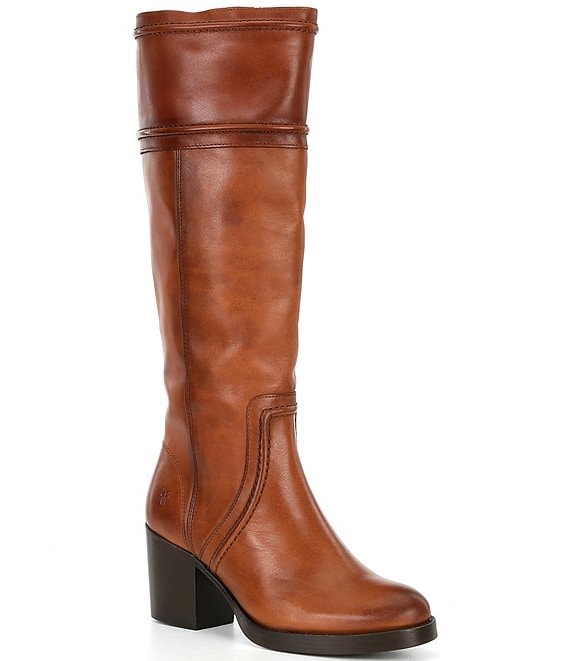 Frye Jean Leather Tall Pull On Boots | Dillard's