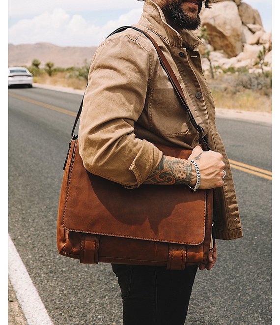 Frye Logan Leather Messenger Bag | Dillard's