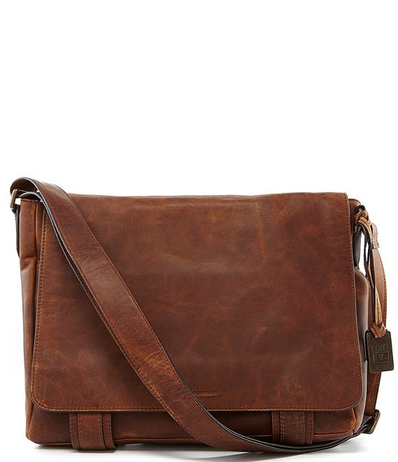 Frye Logan Leather Messenger Bag | Dillard's
