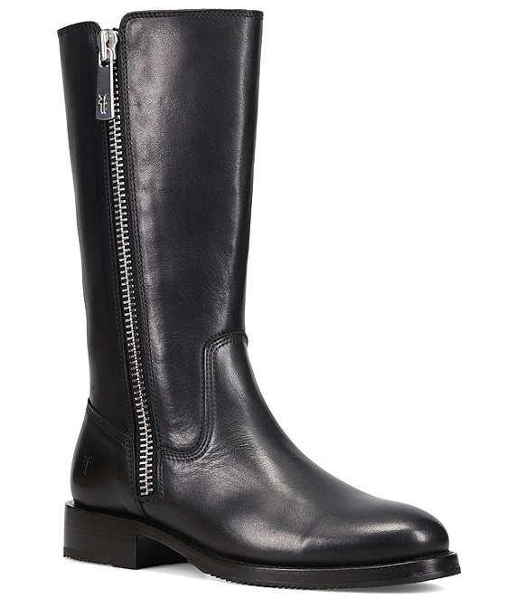 Frye Madison Heavy Zip Tall Leather Boots