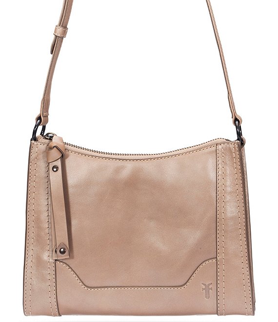 Frye Melissa Leather Zip Crossbody Bag