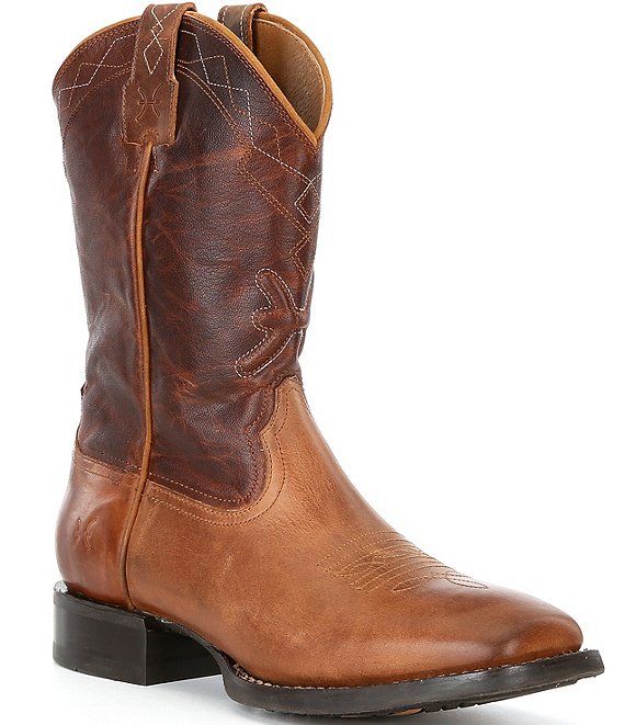 Frye Men s Cole Hauser Collection Logo Stitch Western Boots 11